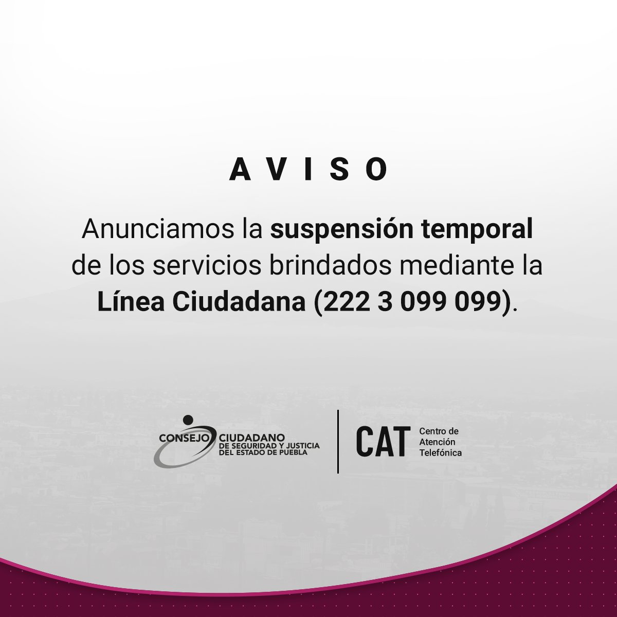 Compartimos la siguiente información.