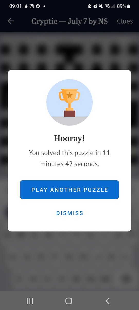 Alison Avron (@alisonavron) on Twitter photo A new cryptic crossword record far and above my previous PB! 🤓 A new cryptic crossword record far and above my previous PB! 🤓