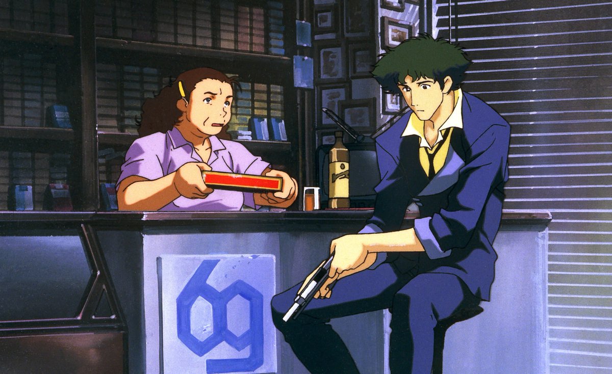Rather than some doomsday scenario, this is the ignition for a thrilling animated box-office smash from Japan based on the popular TV series. #CowboyBebop: The Movie screens Friday, July 8 at #TheLandmarkWestwood at 10pm! Tickets: fal.cn/3q1VO