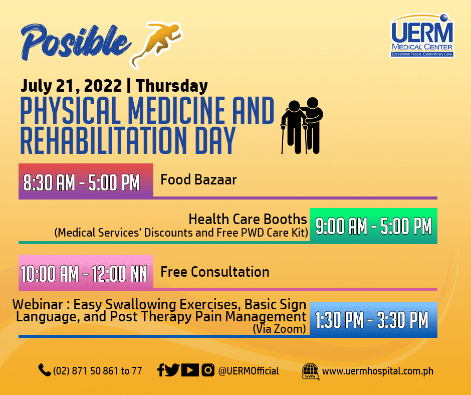 UERMOfficial's tweet photo. (2/2)
Handa na ba kayo?
Ang UERM, kasama ang Physicians for Peace (PFP) ay may handog na mga libreng check-up at regalo para sa mga kapatid nating may mga kapansanan at kanilang pamilya.
Tara, magregister na!
https://t.co/kOISUBgmhp
#UERM #NDPR #PWD https://t.co/DPsObRQxZL