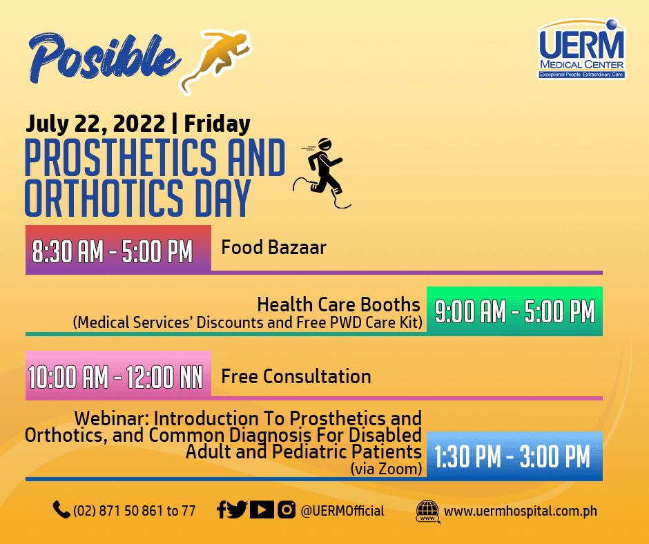 UERMOfficial's tweet photo. (2/2)
Handa na ba kayo?
Ang UERM, kasama ang Physicians for Peace (PFP) ay may handog na mga libreng check-up at regalo para sa mga kapatid nating may mga kapansanan at kanilang pamilya.
Tara, magregister na!
https://t.co/kOISUBgmhp
#UERM #NDPR #PWD https://t.co/DPsObRQxZL