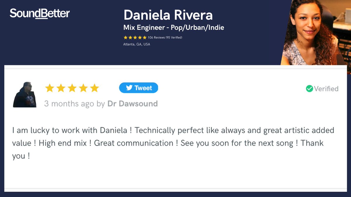 drivmusic's tweet photo. Thanks Dr for the kind words https://t.co/Nq4Lp6znHo
#reviews #Mixing #audio #mixingengineer #audioengineer #soundengineer https://t.co/UJu7VXbn9D