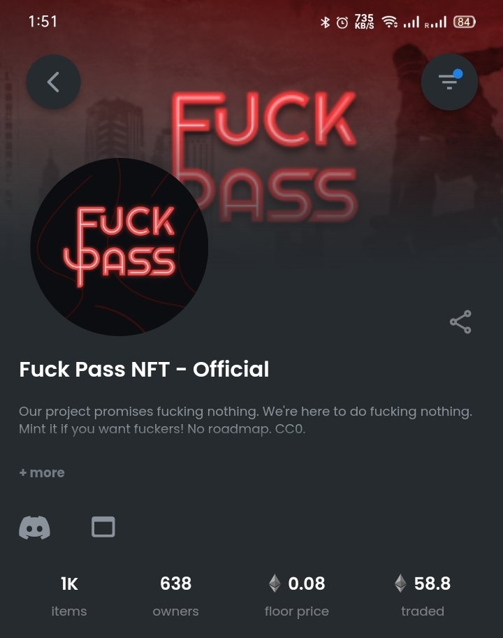 JhefEsquivel's tweet photo. @CryptoStorm__ @FuckPassNFT #FuckPassNFT https://t.co/ROgjRWPowy