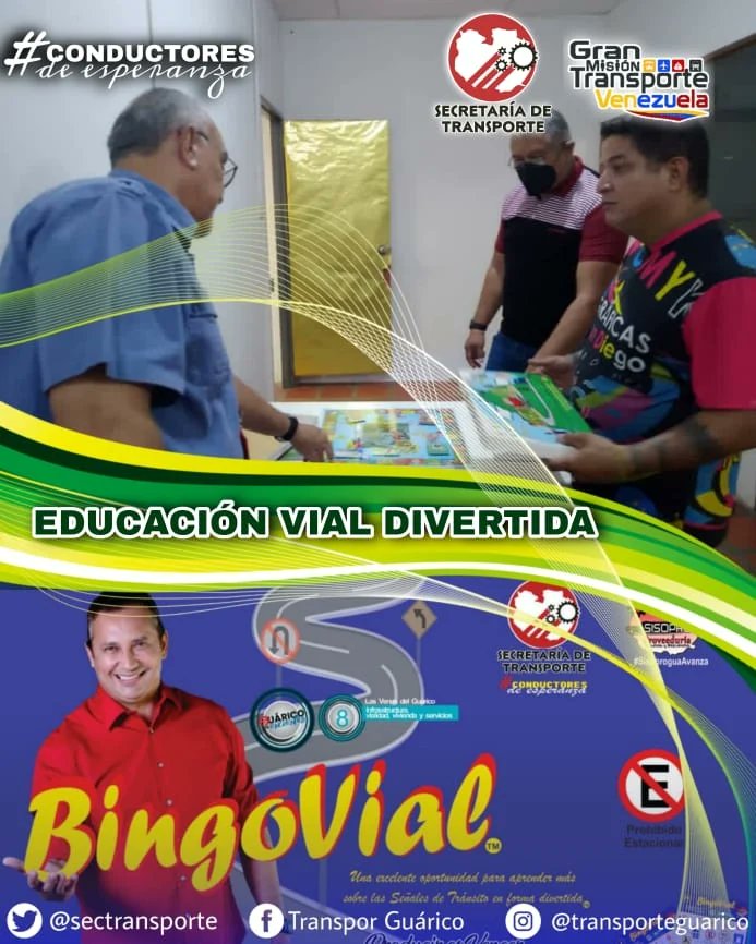 ¡CONCIENCIA VIAL RESPONSABLE!
En el marco del programa Educación Vial Divertida precisamos avances para la producción de Juegos de Mesa, donde se implementarán  estrategias didacticas que contribuyen a la formación de una conducta vial ética desde etapas tempranas del aprendizaje