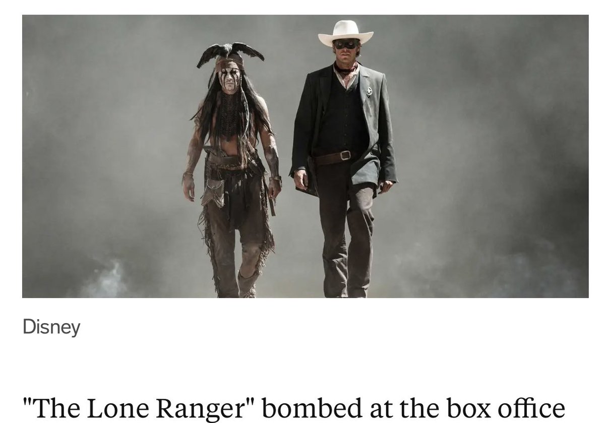 KrisminaBona's tweet photo. It’s been a decade almost since Johnny Depp graced the big screen in ‘The Lone Ranger’ as Tonto. ✨
See Alt Text to learn more about this pivotal moment in the film icons career. ✨
#JusticeForJohnnyDepp
#JusticeWasServed
#BoxOfficeBombs
#CultureVultures
#HollywoodVampires https://t.co/jl0m3xdY4p