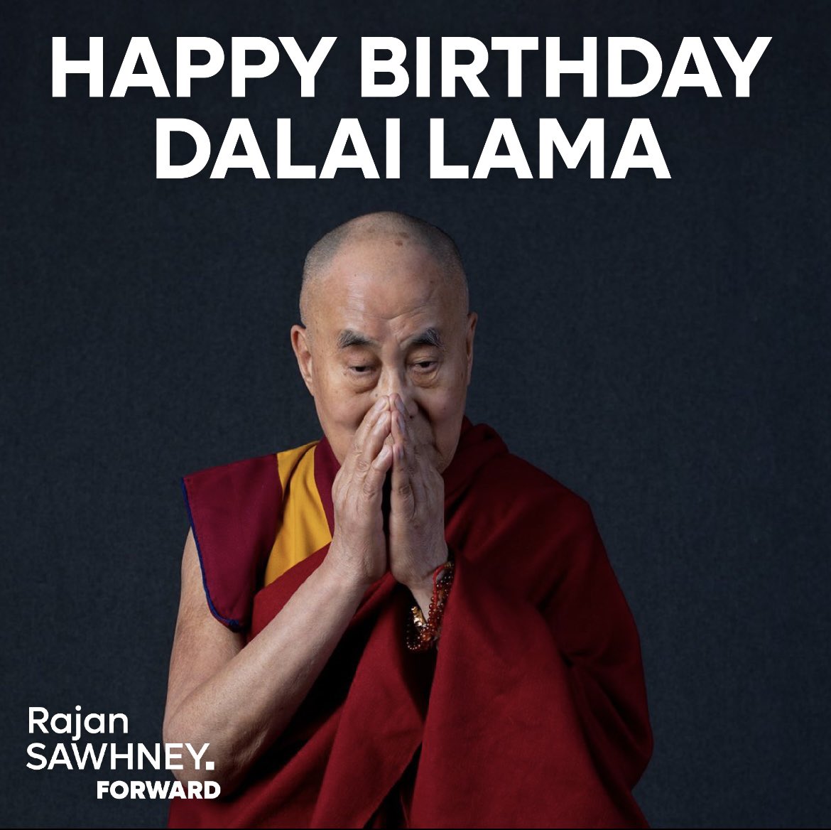 Wishing His Holiness the Dalai Lama a Happy 87th Birthday! 