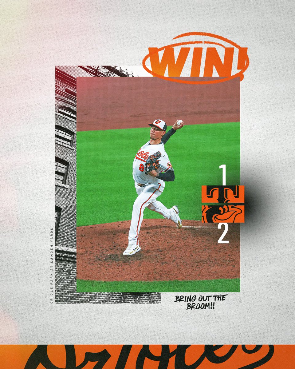 Orioles's tweet photo. SERIES SWEEP!

This team has range 😏 https://t.co/HEZA0CFoqo