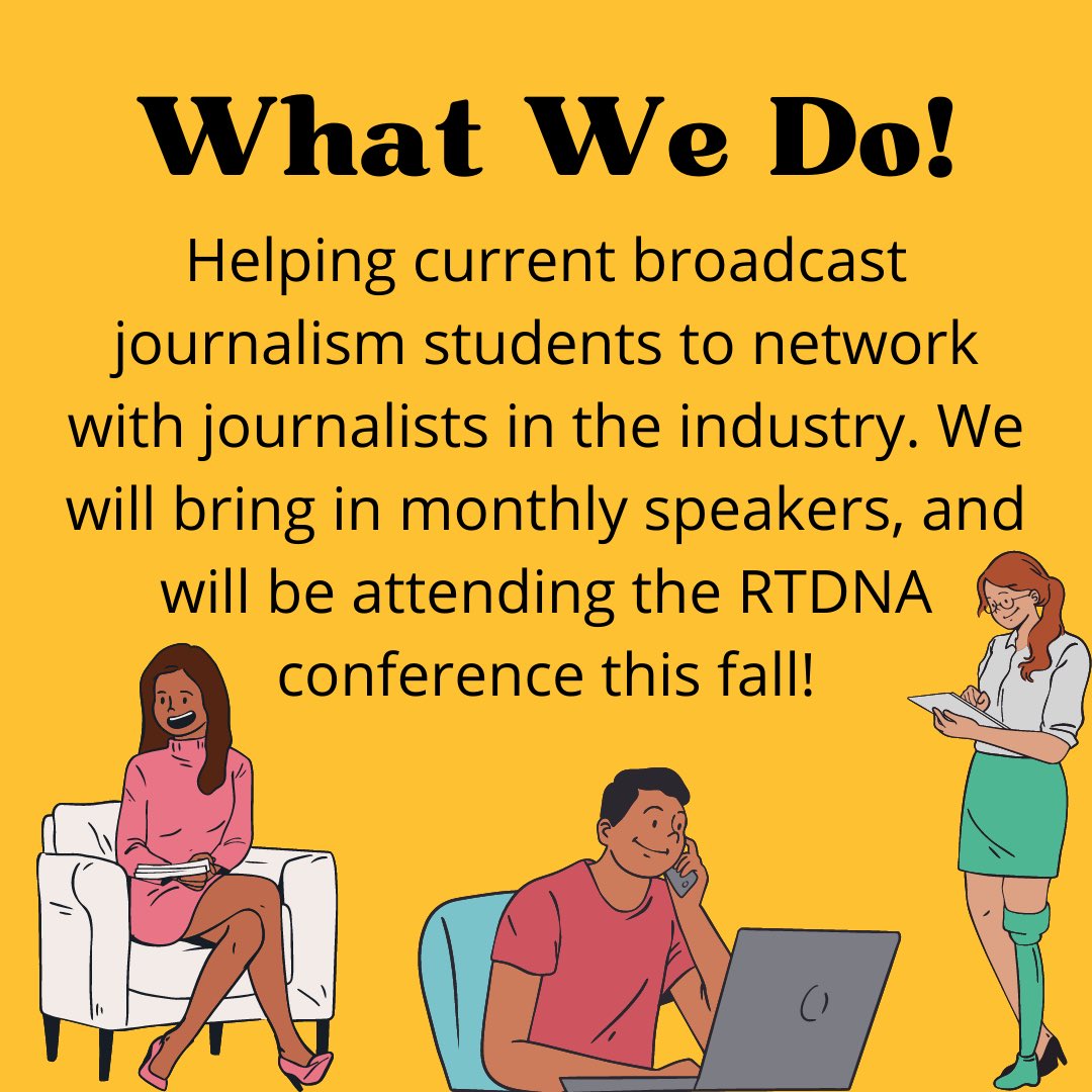 mizRTDNA's tweet photo. Since we’re making a comeback at #Mizzou here’s a refresher course about who RTDNA is and what we aim to do!

P.S. I hear Indianapolis is really cool in September ;) https://t.co/9mvLLVTydJ