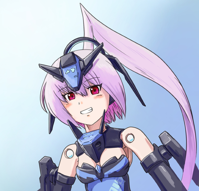 「ポニーテールの日なのでテンペスタ描いたよ #武装神姫 」|にーやんのイラスト