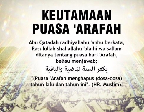 zackfaraday's tweet photo. Esok Hari Arafah 

Umat Islam dari seluruh dunia yg mengerjakan haji akan berkumpul di Bukit Arafah

Gambaran seperti perhimpunan di Padang Mashyar

Antara waktu mustajab berdoa

Kita yg di sini kalau ada kekuatan boleh berpuasa dan berdoa banyak2 https://t.co/qXLHag5NEK