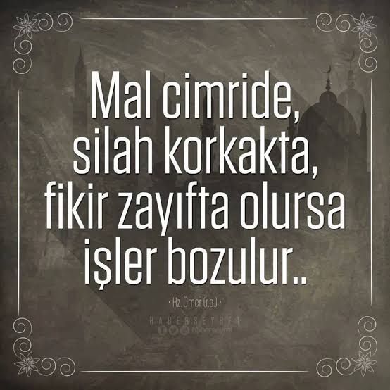 "Mal Cimride , Silah Korkakta , FİKİR Zayıfta Olursa İşler Bozulur."

Hz. Ömer (r.a)

#DolarTL #motorin
