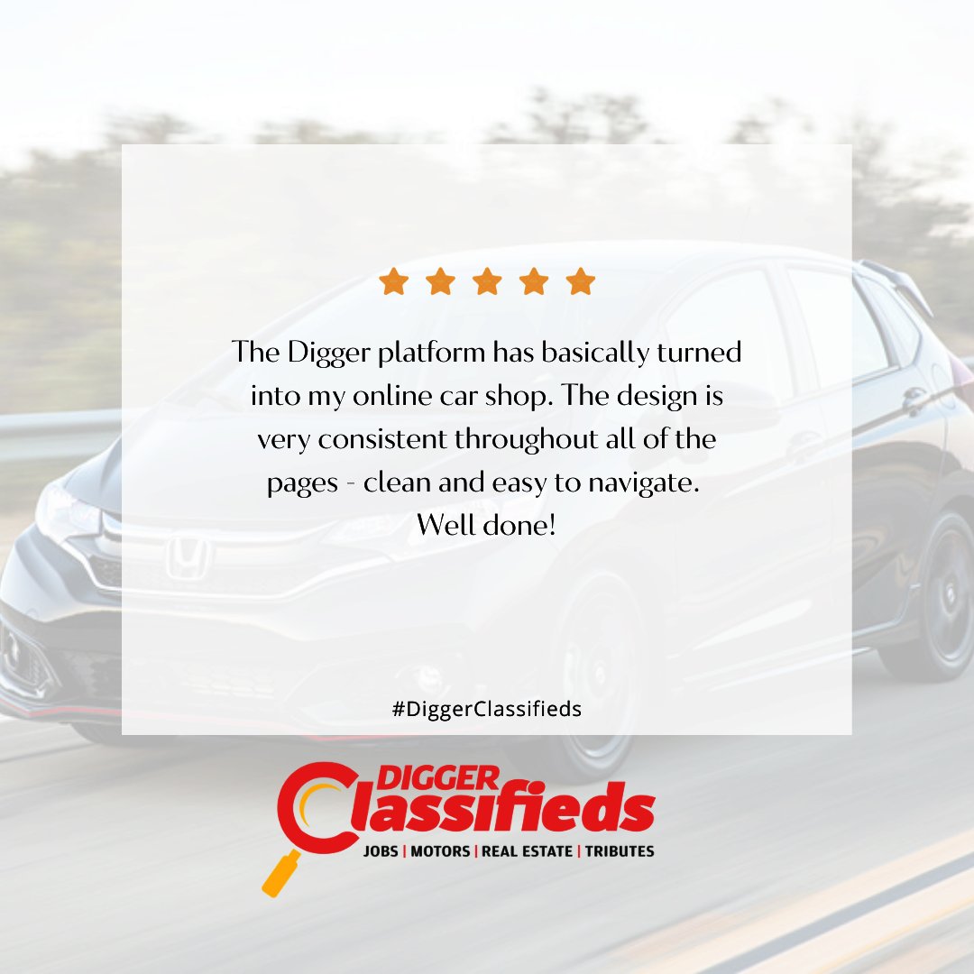 We L❤️VE our customers! Show us some love by leaving us a review via this link > g.page/r/CVdD-Ov7jTJO… 

#DiggerMotors #DiggerRealEstate #DiggerJobs
