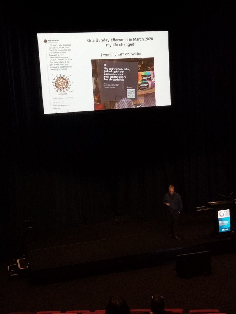 BeatriceChiew's tweet photo. Tempted to defect to the rna-peptide chemistry field after @PalliThordarson (@UNSW) tour de force #RACI2022 highlighting the rich and largely unexplored field of RNA condensates.
#damnnature #RNA #goingviral https://t.co/SVS0pwJmgX