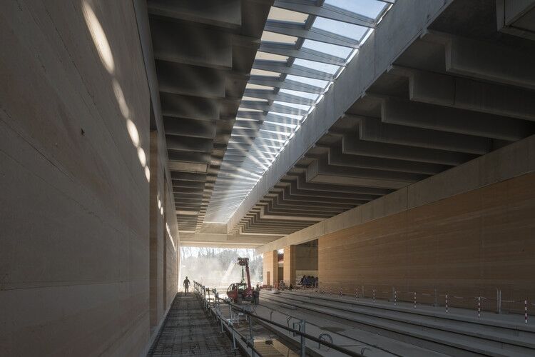 andece_general's tweet photo. Elementos prefabricados con función estructural y arquitectónica de @pref_planas para cubierta en Museo Romano Narbo Via, en Narbona (Francia). Proyecto de Foster and Parners https://t.co/gHfiRqGvEc
