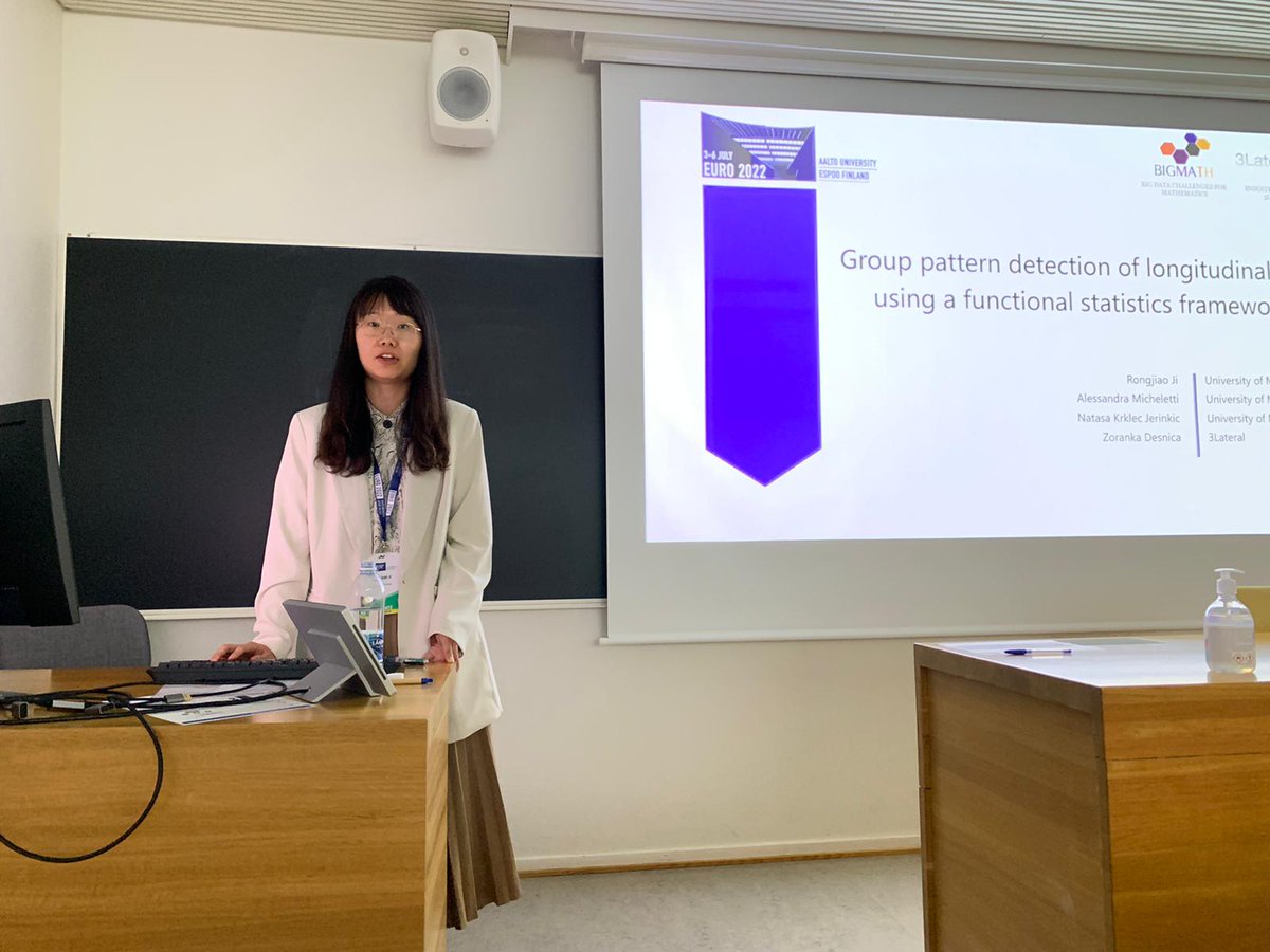 BigmathProject's tweet image. More and more Big Data analysis at the @BigmathProject final workshop with our @MSCActions young researcher #PerfectGidisu, #RongjiaoJi and #RasoolTaban discussing about Statistical Learning.