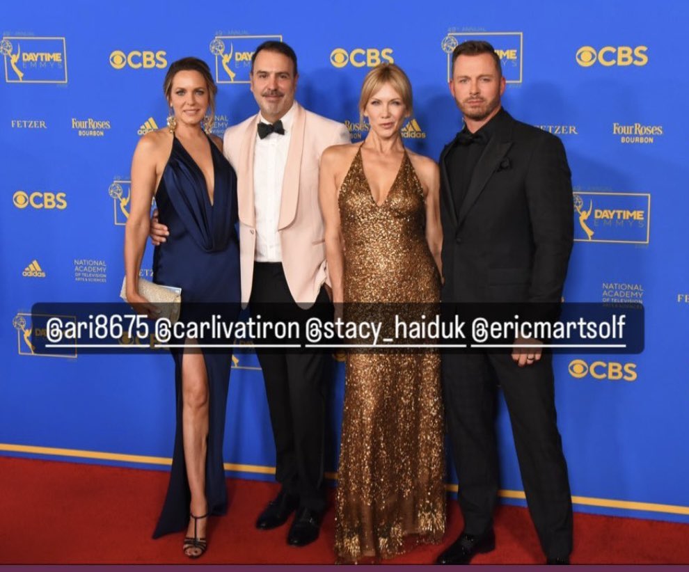 EMartsolfFans's tweet photo. #TBT to the Daytime Emmys! 
📸 @mlmattes 
.
#Days #bradyblack #ericmartsolf #nicolewalker #arizucker #kristendimera #stacyhaiduk #roncarlivati #headwriter https://t.co/1hBxz0T0u3