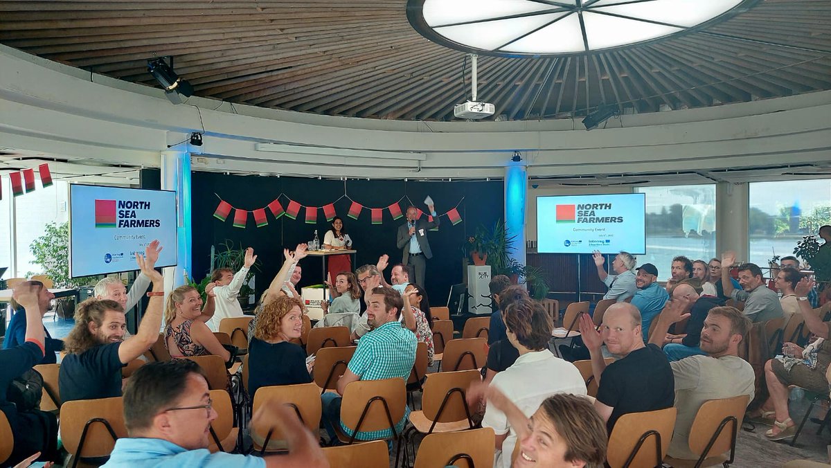 Bas_deLeeuw's tweet photo. Inspiration, admiration and fun at yesterday's sizzling @valgorize @NorthSeaFarmers match-making event in @BlueCity010, home of the circular blue economy. Thank you all team, speakers and participants and see you next time! https://t.co/drKsapBfd1