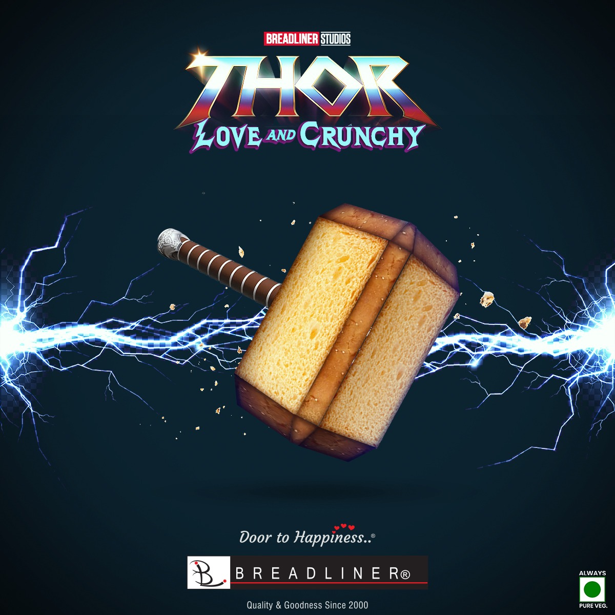 Breadliner1's tweet photo. Feast like a God this monsoon with Breadliner and watch as Thor brings down thunder and lightning!
#loveandthunder #marvelfan #marvelfanart #breadliner #breadlinersurat #breadlinersurat #breadlinerankleshwar #breadlinerkadodra #crunch #crunchy #toast #toastbread https://t.co/omJ47S6MXU