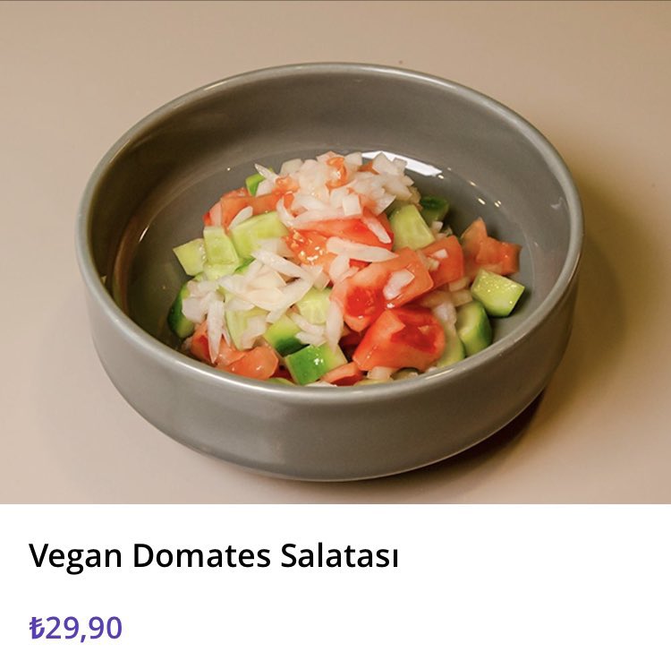 Ulan yılların çoban salatasını vegan diye kitliyorlar. Böyle milletin ben