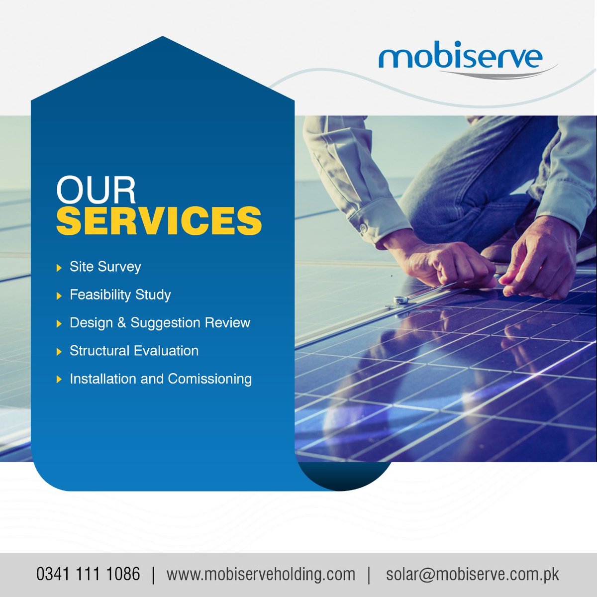 MobiservePVTLTD's tweet photo. Solar ⚡ energy is renewable, clean, and easy to access. It doesn’t cause damage to the environment. It reduces air🌀 pollution, emissions of carbon dioxide, water 💧pollution and improves health.

Call 🤙 us for free consultation.

📞 0341 111 1086 
🌐 https://t.co/SWUKYNvB5j https://t.co/eP3PenDFmQ