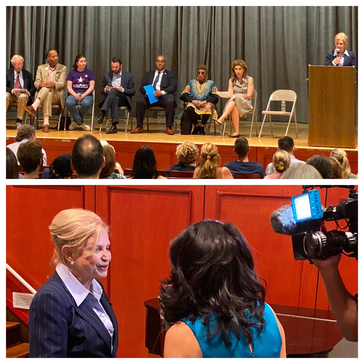 Important <a href="/RepMaloney/">Carolyn B. Maloney</a> town hall last night on #publicsafety #domesticviolence #guns #crime at Lower Lab School on #UES w <a href="/KeithPowersNYC/">Keith Powers</a> <a href="/JulieMenin/">Julie Menin</a> <a href="/AMEddieGibbs/">Assemblymember Eddie Gibbs</a> <a href="/NYPD19Pct/">NYPD 19th Precinct</a> #CarnegieHillNeighbors #GaysAgainstGuns (<a href="/GAGnoguns/">Gays Against Guns</a>) &amp; <a href="/brady_newyork/">Brady | NYC</a>. Thank you, Congresswoman Maloney!