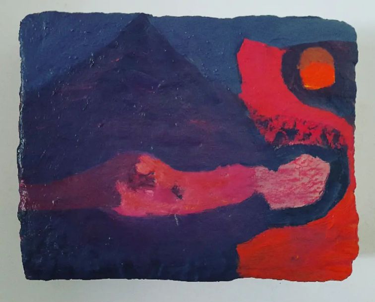 The mountain of my birth by Jess Woodrow.  colour-rich work stimulated by the monumental and minute experienced on her travels and in the mountains near Abergavenny
Opens 8th July,Private View Sat 9th July 3 to 6pm
MAD SHADOWS – MUTE GHOSTS
THE LOCKDOWN EFFECT ON 5 ARTISTS