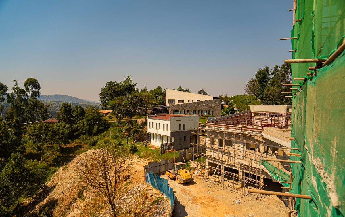 PIH_Rwanda's tweet photo. Butaro Hospital expansion project is rapidly progressing, with the first phase expected to be completed in December 2022. 

Recent photos show noticeable changes on the construction site. https://t.co/DSiQ9xfBcT
