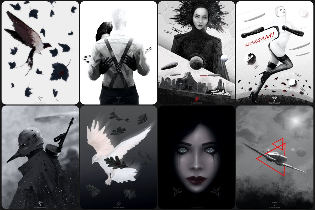 ARTIIIAK's tweet image. Hi. I'm digital artist from Moscow.
I draw my own universe. It's noir cyberpunk dystopia. 
I create in Infinite Painter on Android tablet. 
I draw by my arm finger, without stylus. 
linktr.ee/mr.artmak