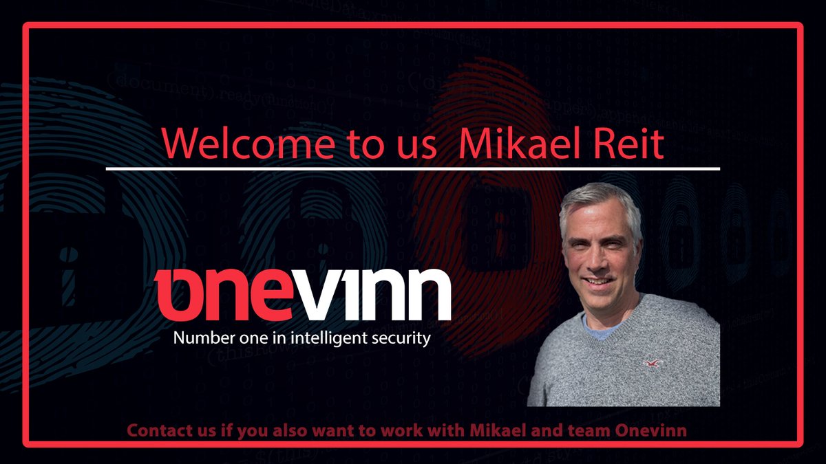 Onevinn's tweet photo. The Onevinn team is growing and today we are proud to announce our new colleague Mikael Reit. Read the interview on our blog!

#weareonevinn #cybersecurity #onevinn 

https://t.co/EZ1xHxkOaH https://t.co/v8CM1YJbPS
