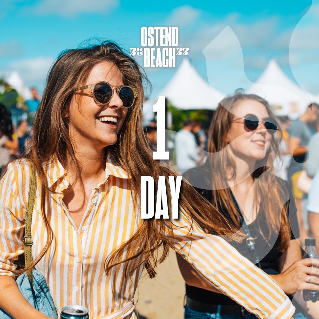 1 DAY TO GO - WE ARE SO EXCITED FOR TOMORROW! 🔥

Ostend Beach Festival on July 8/9/10 - ostendbeach.be #OB22

FRIDAY 🐚 LAST 500 tickets 
SATURDAY 🏖 LAST 80 TICKETS 
SUNDAY ☀️ FINAL 200 TICKETS