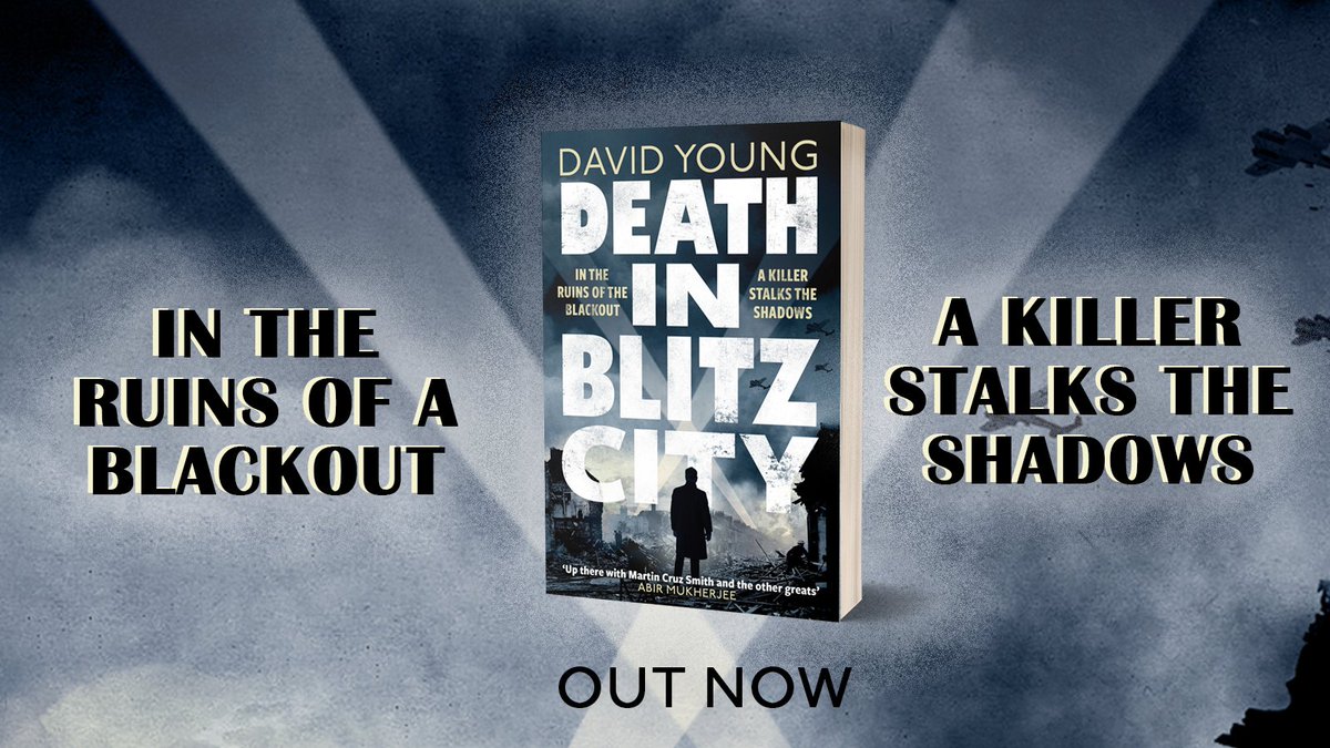 Congratulations to @djy_writer on the publication of his brand new book, #DeathInBlitzCity! 🎉

Out today, it's a terrifying historical fiction novel set in the darkest days of the Blitz. 

Order your copy today! loom.ly/rg7nheY

#amreading #histfic