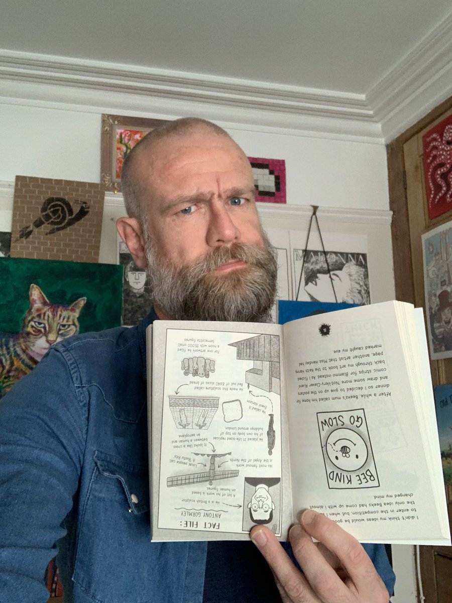 Wooohoo - Its publication day for ‘Trixie Pickle Art Avenger’ however I found this weird copy that I think the printer messed up. It’s all printed upside down and on top of that it opens up the wrong way. Obviously can’t sell it so I’ll give to a random retweeter of this tweet!