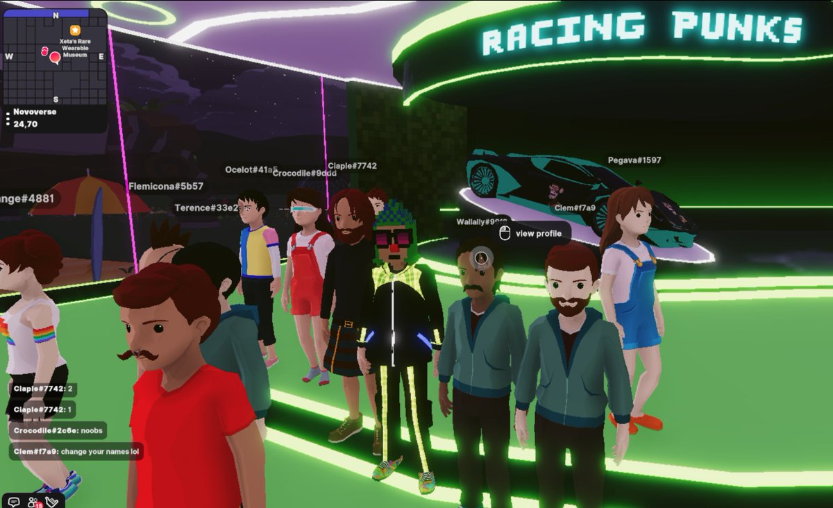 Breakneck reaction💥

Got my new @racing_punks Car delivered minutes ago to the #NovoVerse 23, 69 <a href="/decentraland/">Decentraland</a> 

🕹👉play.decentraland.org/?realm=dg&posi…