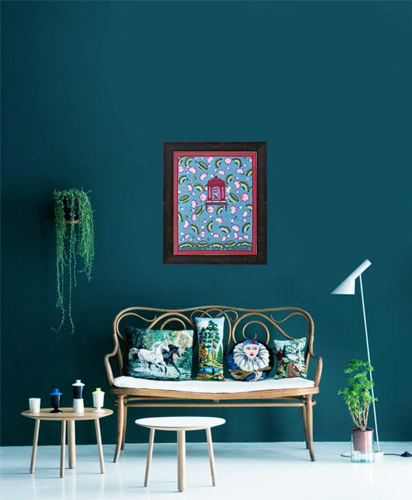 ArtsDarshanam's tweet photo. Excited to share the latest addition to my #etsy shop: Kamal Talai Indian Decorative Beautiful Floral Design Pichwai Painting Famous Shrinathji From Nath dwara Rajasthan art. https://t.co/cGxIUiyIeH #blue #green #unframed #religious #vertical #paintings #traditionalpai https://t.co/7MoiV2Nfyg
