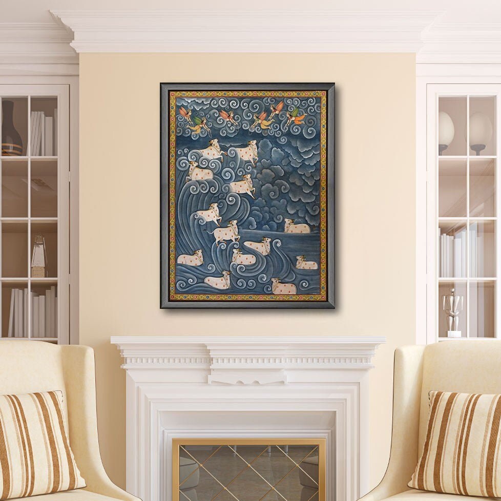 ArtsDarshanam's tweet photo. Thanks for the great review Harika ★★★★★! https://t.co/316hwK6JyF #etsy #blue #green #unframed #office #religious #horizontal #indianart #religiousart #traditionalart https://t.co/UdZZX9OoFI