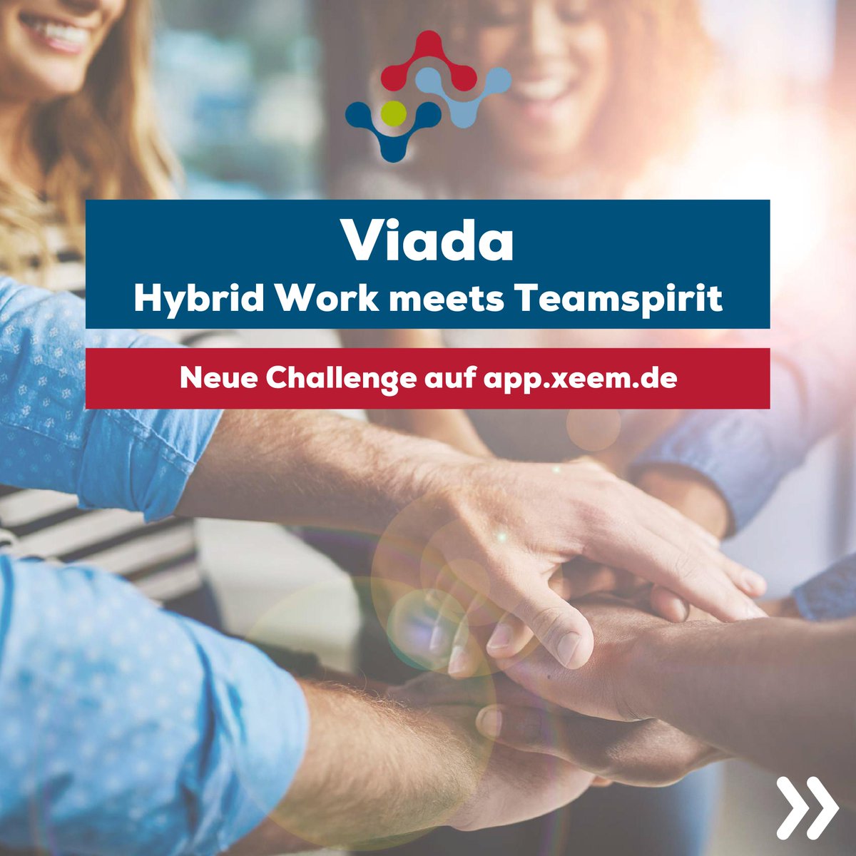 ViadaGmbHCoKG's tweet photo. Hybrid Work meets Teamspirit! 🚀
Das Startup Xeem konnte sich vor kurzem bei Die Höhle der Löwen einen Deal sichern. Wir freuen uns mit unserer Challenge nun ein Teil davon zu sein 😊
Jetzt schnell teilnehmen: https://t.co/c7DKTMEbkT
#viada #xeem #dhdl #challenge #teamspirit https://t.co/unv33fL39f