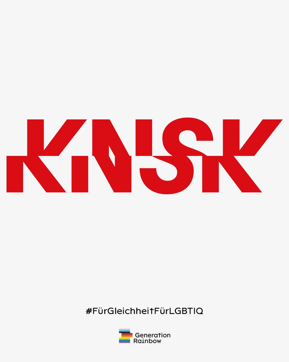 6 von 10 jungen LGBT*IQ outen sich nicht im Job. Die Befürchtung ungleich behandelt zu werden, ist offenbar auch heute noch zu hoch. Das wollen wir ändern! Deshalb nehmen wir an der Inequality Logo Parade von Generation Rainbow &amp; @proutatwork teil.

#FürGleichheitFürLGBTIQ
#knsk