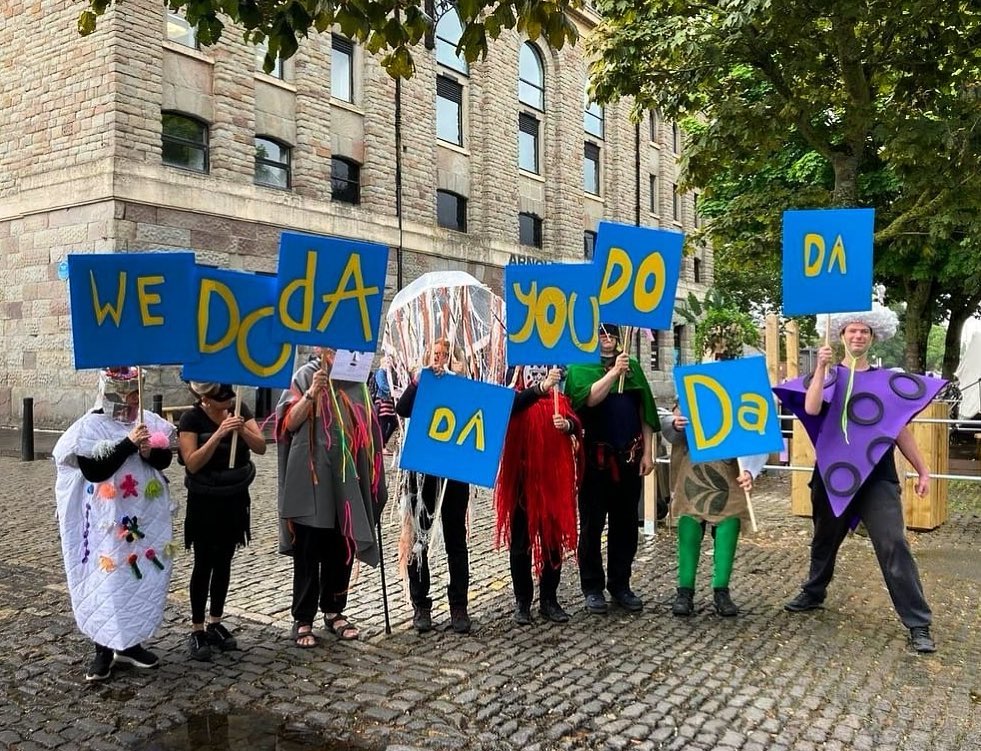 artinmotion45's tweet photo. AIM is proud to announce our new exhibition which previews @arnolfiniarts this Friday evening from 7pm. All welcome! The show continues daily 11 - 6 until Sunday 24 July. #disabilityinclusion #inclusivearts #bristol247  @SpikeStudios @_SpikeIsland @DASH_ARTS https://t.co/C9oEwNIDvy