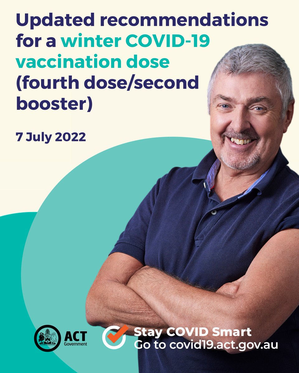 (1/4) Today the Australian Technical Advisory Group on Immunisation (ATAGI) has released updated recommendations for a winter COVID-19 vaccination dose (second booster / fourth dose).