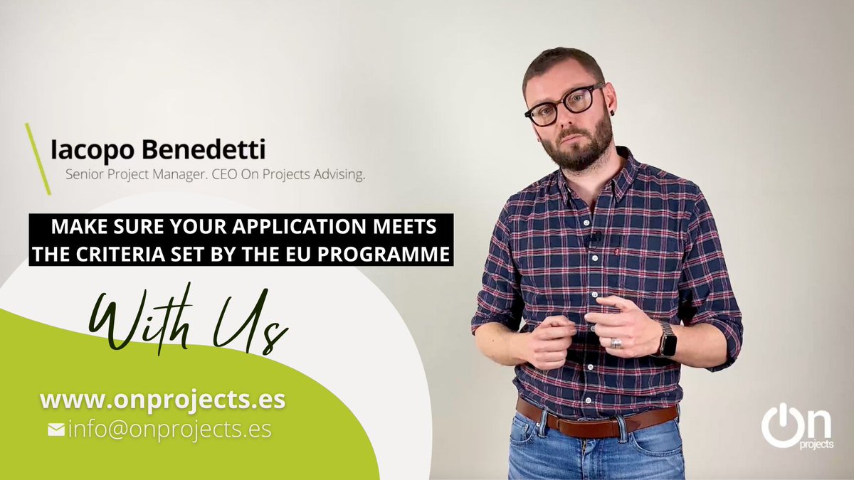 onprojects_es's tweet photo. #EUProgramme
It’s essential to verify whether an application complies with the administrative and eligibility criteria established.
Failure to comply with any of these criteria leads to outright rejection of the application.
#ErasmusPlus #HorizonEurope #Interreg #CreativeEurope https://t.co/fbQqqB2zTS