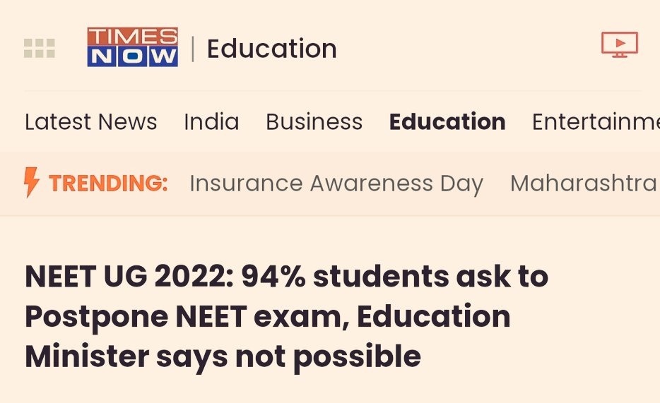 NUSA_NEETUG's tweet photo. Dear @dpradhanbjp @OfficeDp

You became @EduMinOfIndia to address the student's issues or to ignore the student's issues ? Kindly clarify!! 

#JUSTICEFORNEETUG 
#INDIAsaveNEETUGstudents https://t.co/eOVIKO5TsM