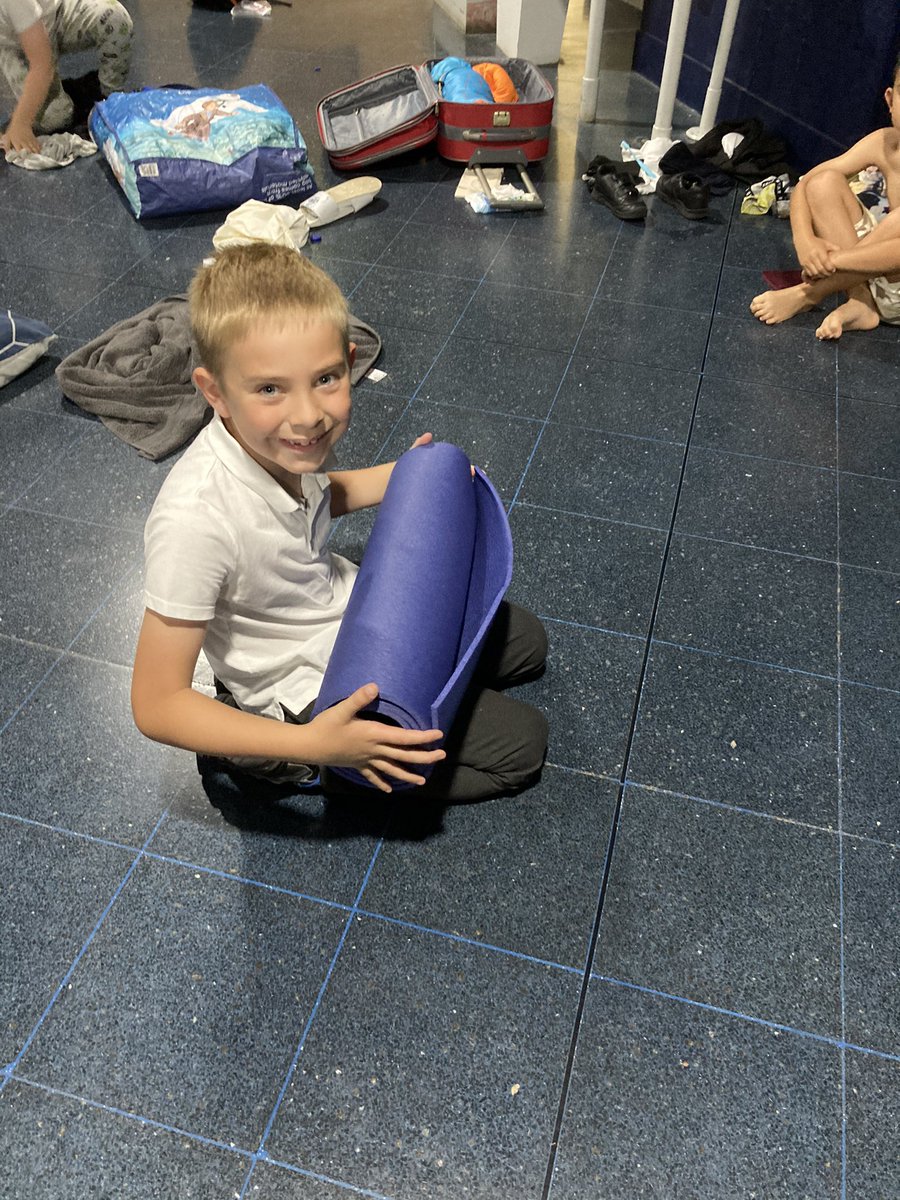 Mr_Smithson's tweet photo. The boys are all packed and ready for their breakfast after a decent nights sleep @TheDeepHull @Spirejunior @Y3Spire @Y4Spire https://t.co/L7CQfD7xeL