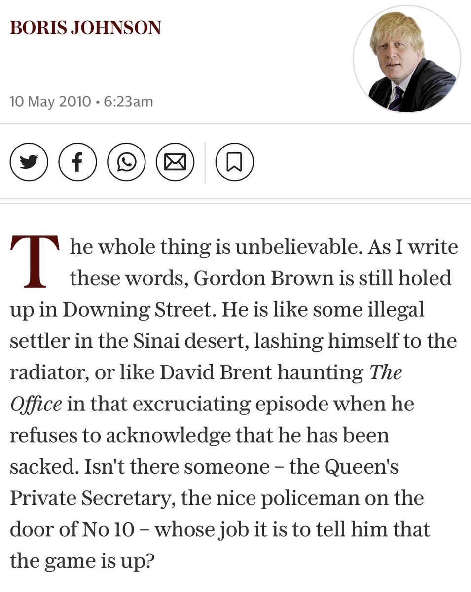 Well there’s a thought...