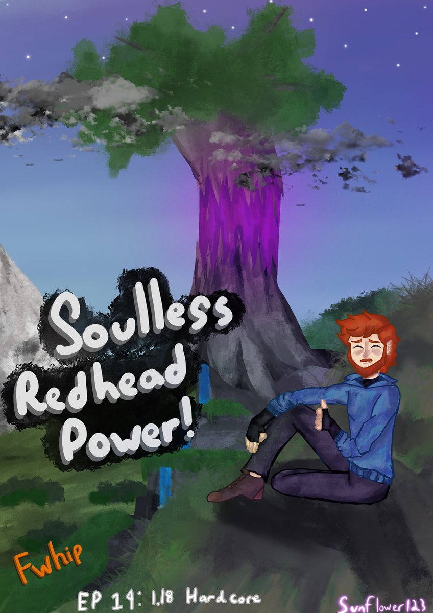 Sunflower123311's tweet photo. Got caught up on @Failwhip Hardcore world! He said “The tree is looking fantastic! But It does look a little…dead. Just like my soul after this grind. Wait, I’m a red head! I don’t have one! Let’s keep going!” Hilarious! #fwhip #FwhipFanart https://t.co/S336Fm38fy