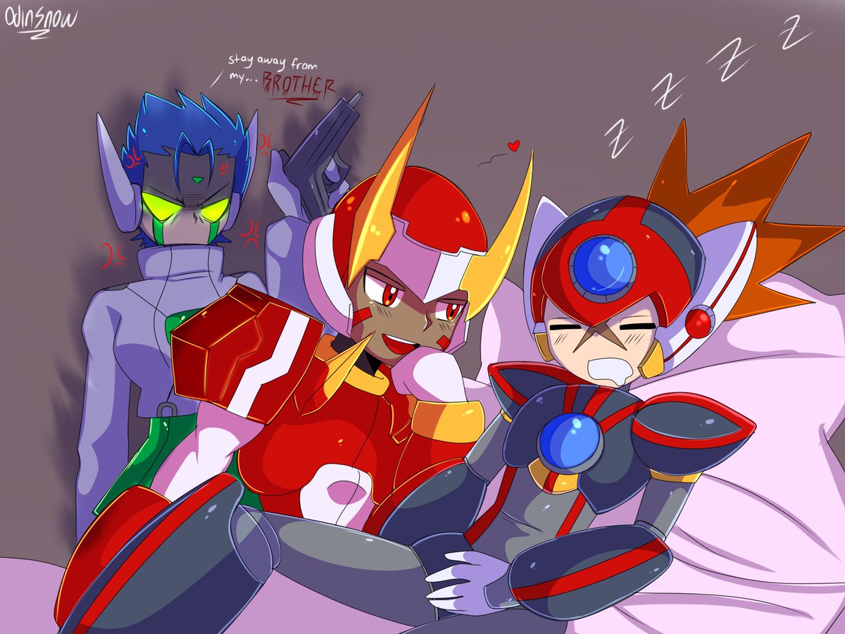 AnonYamato's tweet photo. Third request:
@KaliBradshaw3
I hope u like it!
#axlmegaman #MegaManXDive #fefnir #oc #megamanx #fanart
#request https://t.co/b3LXgDBpeR