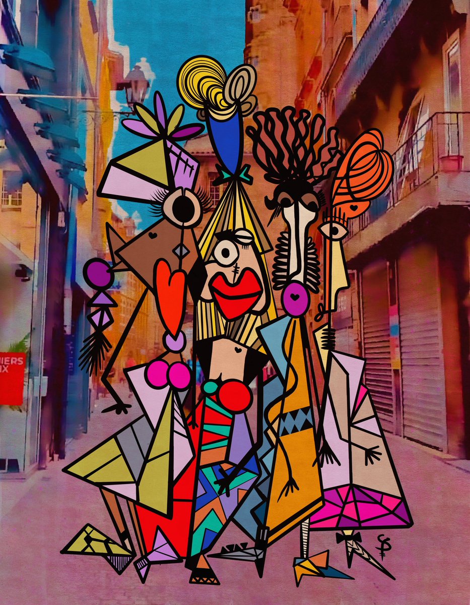 jakkvega's tweet photo. @DegeneracyNFT @sepimnft the talented creative behind many whimsical and colorful works; her bright palette is my entire jam. #teamabstract https://t.co/Nr6gPFPU3x