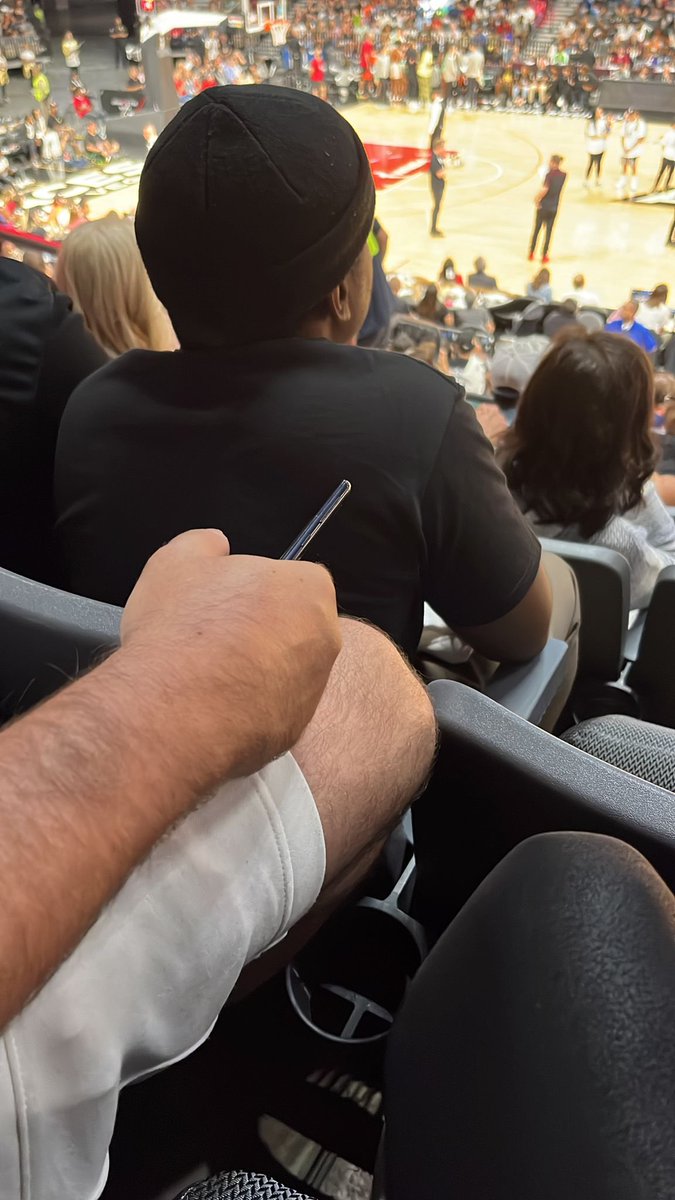 To the creepy dude who couldn’t take hint and made my best friend move her seat at the Aces game cuz she was uncomfortable, YOU are the reason why I’m afraid for my daughter #section107 #creeperalert #lasvegasaces  #thatstooclosedude