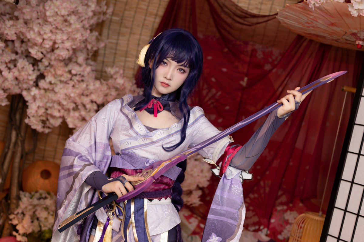 aruo76013855's tweet photo. 你…要与我为敌吗

#原神 #cos #cosplay  #雷电将军  #雷电影 https://t.co/oaLUfHIQyH