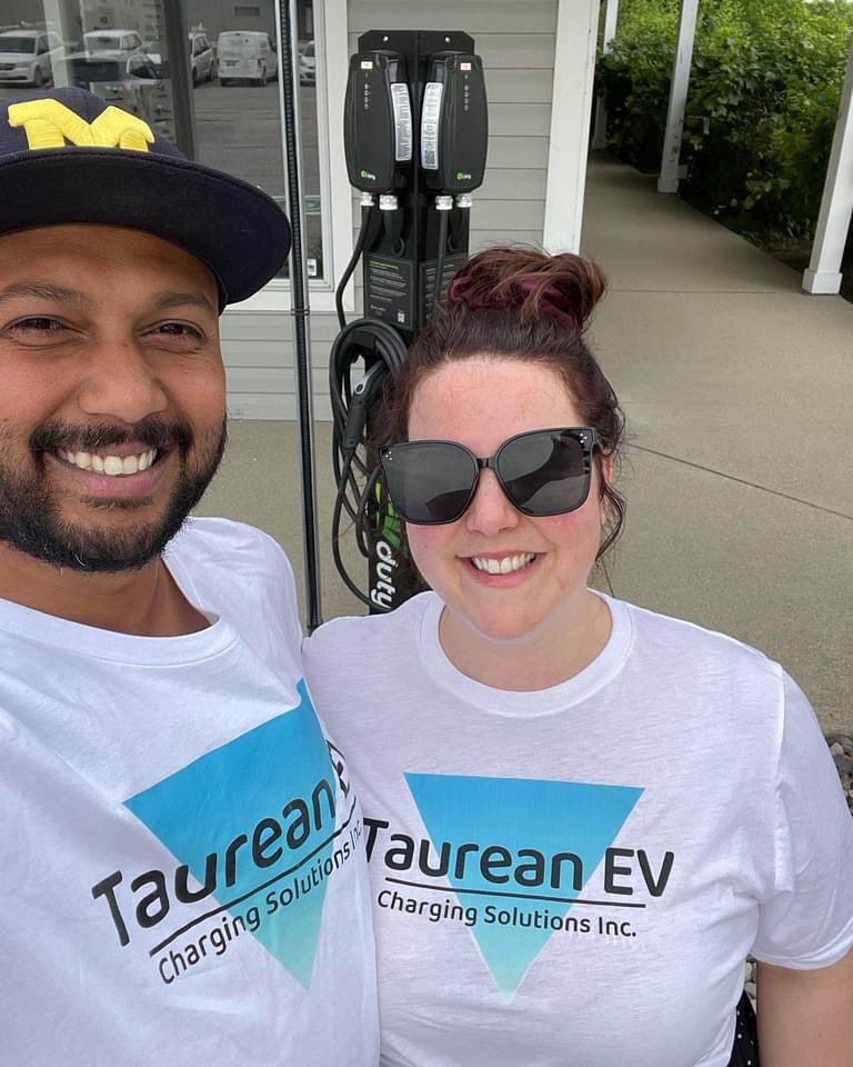 YvonnePilon's tweet photo. Congrats to #YQG startup, Taurean EV, on their #EVduty chargers installation at Naylor’s Kitchen and Bath.

Great to see regional businesses preparing for the electrified future. https://t.co/J1rvNQFYOV