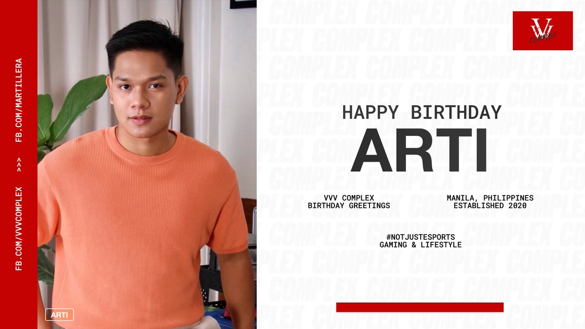 vvv_complex's tweet photo. Happy Arti Day! 🎂🎉

#weconquer #vvvbirthdays #VVV2022 https://t.co/wjyGiyp4Bv